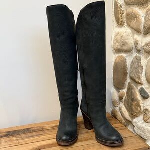 Vera Wang Pebble Leather Boots